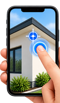 Selecting another corner with AR measurement